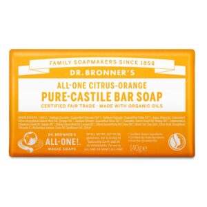 Pílula de sabão citric - laranja bio 140g Dr. Bronner's