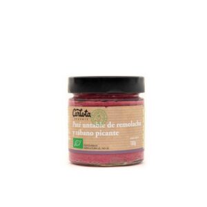 Beterraba e rabanete picante Pate 180g Carlota Organic