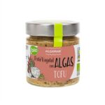 Pate de vegetais com algamas de algas e tofu