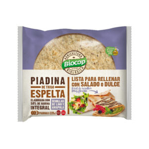 Trigura Piadina Spell com sementes de linho e bio 225g biocop