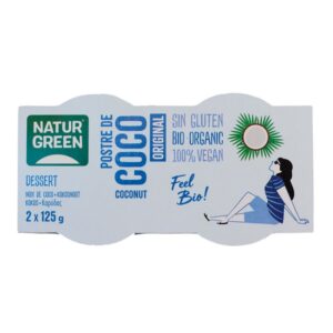 Sobremesa de coco original Bio 2x125g Naturgreen