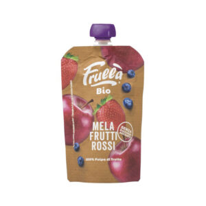 Apple Pure, Arandanos e Strawberry Bio Doypack 100 G Natura Nuova