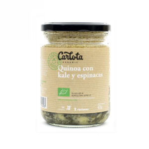 Quinoa com couve e espinafre 425g Carlota Organic