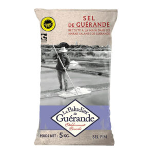 Sal cinza fino de Guérande 5 kg Le Paludier de Guerande