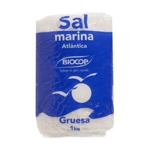 Sal marinho atlântico espesso 1 kg biocop