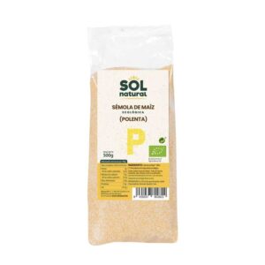 Semolina de milho (polenta) Bio 500 g Natural Sun