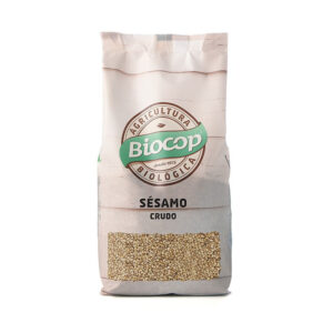 Sesamo cru sem torradas BIO 500G Biocop