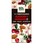 Salada e Arandano BIO 70G Natural Almendra Chocolate Tablet