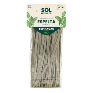 Tagliatlle de Espelta com espinafre 250 g Natural Sun