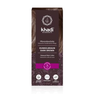 Dye de ervas marrons escuras 100g Khadi