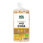 Cakes de chia de milho e glúten -Sol Natural