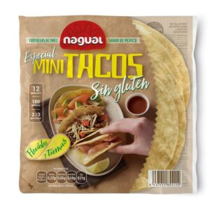 Tortilha de milho especial Tacos de glúten 200g Nagual