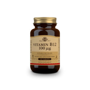 Vitamina B12 100 µg (cianocobalamina) 100 comprimidos de solgar