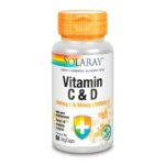Vitamina C (1000 mg) e D3 (2.000 UI) 60 VCAPS Solaray