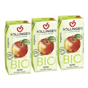 Suco de maçã bio 3x200ml Hollinger