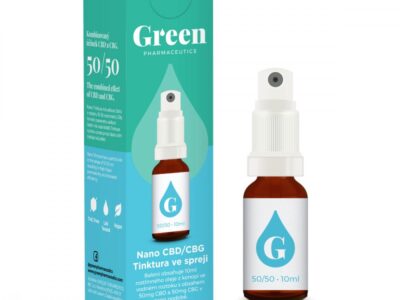 Nano CBG/CBD Spray 100mg 10ml green Pharmaceutics