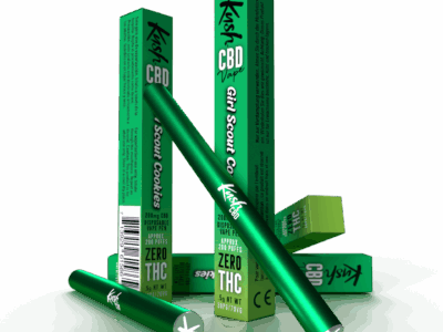 Caneta Vape  Biscoitos Escoteira caixa de 20 pcs 200mg CBD  Kush CBD