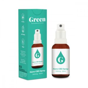 Nano CBD Spray 300mg 30ml green Pharmaceutics