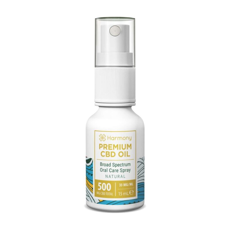 CBD Spray Oral Care 500mg 15ml Natural  Harmony
