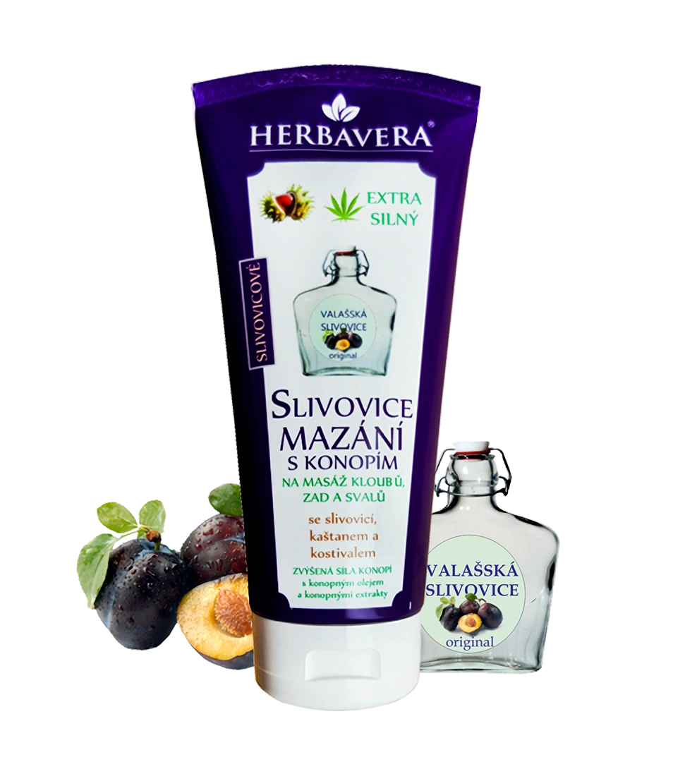 Lubrificante Ameixa com Cânhamo de 200ml Herbavera