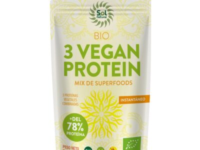3 proteína vegana bio 250g Sol natural