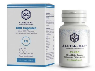 Cápsulas CBD 20x10mg 200mg  Alpha CAT