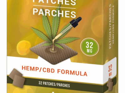 32mg Hemp CBD Fórmula Patches 32 Unidades 1024mg de Fórmula de Cânhamo  PuroCuro