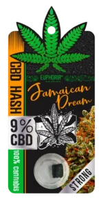 CBD Hash 9% Jamaican Dream 1g  Euphoria