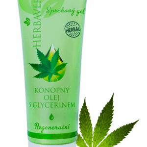 Gel de Banho Regenerador com Óleo de Cânhamo eglicerina 250ml  Herbavera