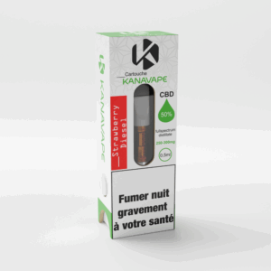Cartucho Diesel Morango 50% CBD 05ml 250mg  Kanavape
