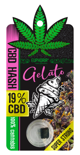 CBD Hash 19%gypsy Haze 1g Euphoria