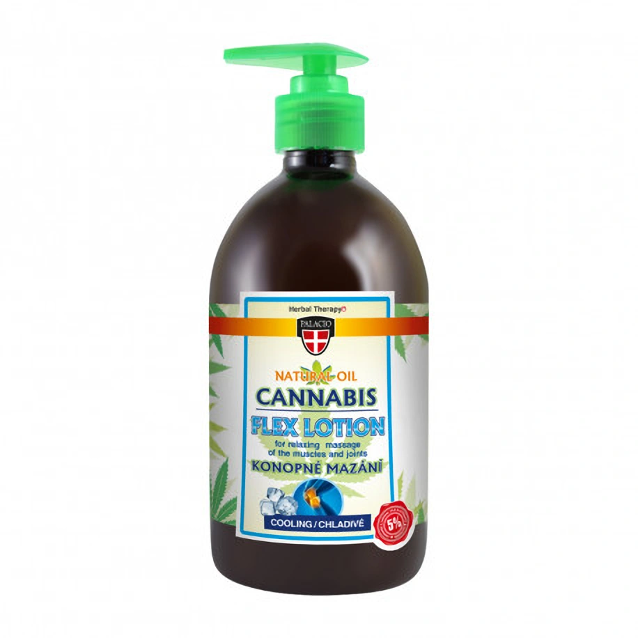 Gel de Massagem Flex Refrescante com Doseador CANNABIS 500ml Palácio