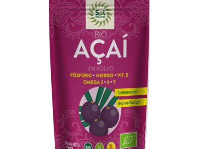 Açaí pó Bio 70G Sun Natural