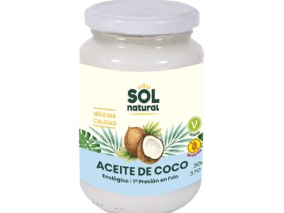 Óleo de coco virgem de biografia extra de 370 ml
