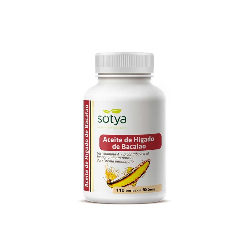 685mg de óleo de fígado bacalao 110 pérolas sotya - Image 2