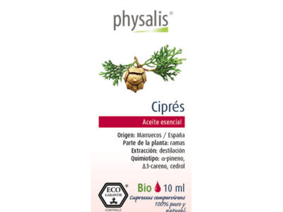 Ciprés Bio 10 ml Physalis Essential Oil