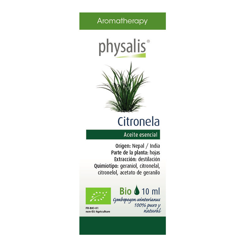 Óleo de Citronela Bio 10ml Physalis