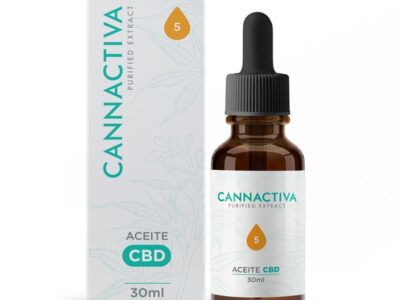 Canabidiol de óleo purificado CBD 5% 30ml Cannactiva