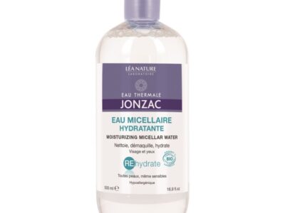 A água micelar hidratante reidratar BIO 500ml Eau Thermale Jonzac