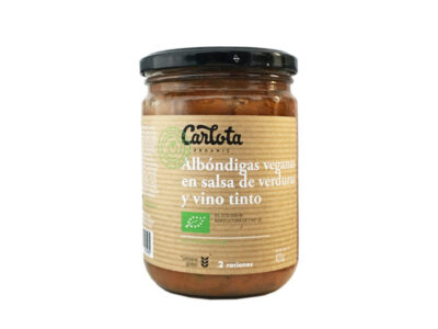 Albondigas veganas em Bio 425g Carlota Orgânica Molho