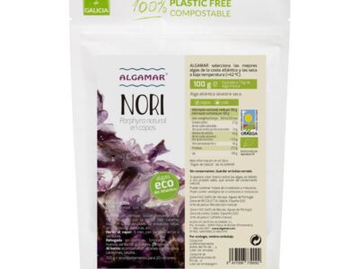 Alga nori em capa bio 50g algamar