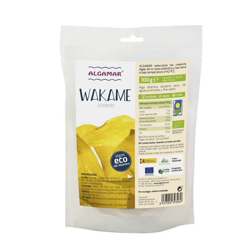Wakame Bio 100G Algamar Algae