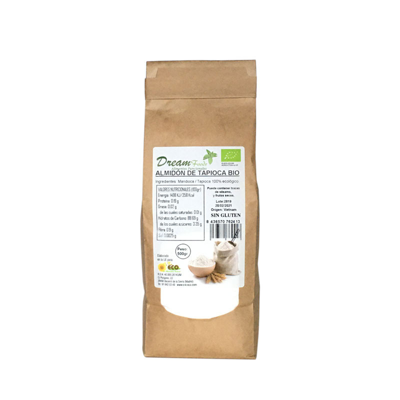 GLUTEN -Tapioca amido 500g comida de sonho