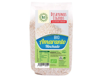 Café da manhã de amaranto inchado 125 g Natural Sun