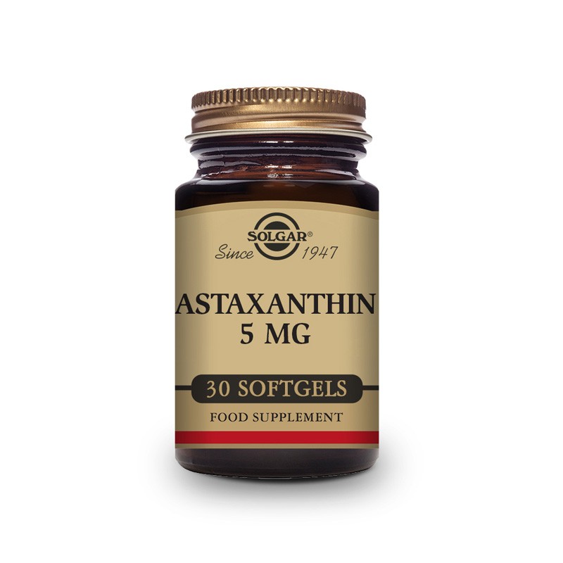Astaxantine 5 mg 30 pérolas Solgar