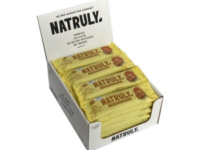 Barras de transportadoras cruas e biografia 24x40g natury