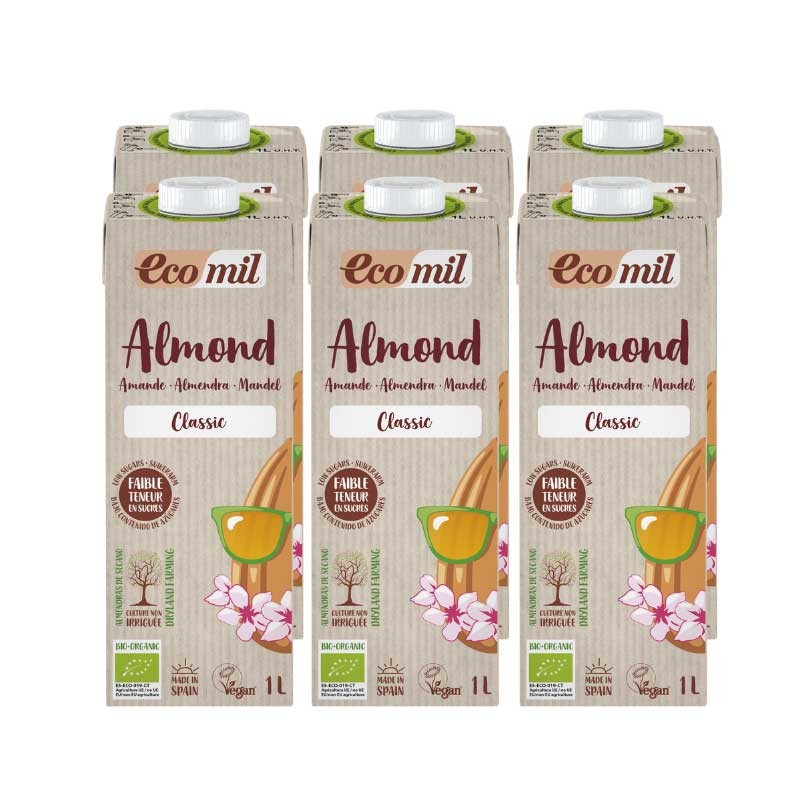 BIO clássica 6x1l Ecomil Almond Drink