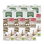 Bebida de aveia integral 0% de açúcar BIO 6x1L Naturgreen