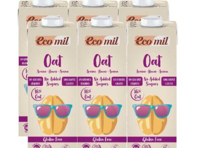 Bebida de aveia s/glúten aveia natureza bio 6x1l ecomil