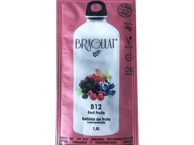 Bebida solúvel B12 Frutas vermelhas 15x9g Bragulat